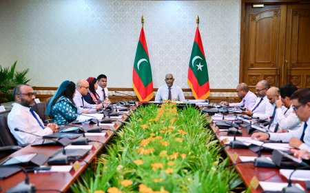 ތަރައްޤީގެ މަޝްރޫޢުތަކުގެ ތަންފީޒީ ދުވެލި ހަލުވިކުރުމާމެދު މަޝްވަރާކުރުމަށް، ވަޒީރުންގެ މަޖިލީހުގެ ބައްދަލުވުމެއް ބާއްވަވައިފި