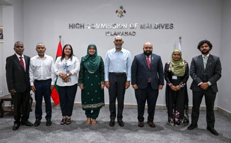 ރައީސުލްޖުމްހޫރިއްޔާގެ ދެކަނބަލުން އިސްލާމްއާބާދުގައި ހުންނަ ދިވެހިރާއްޖޭގެ ހައިކޮމިޝަނަށް ޒިޔާރަތްކުރައްވައިފި