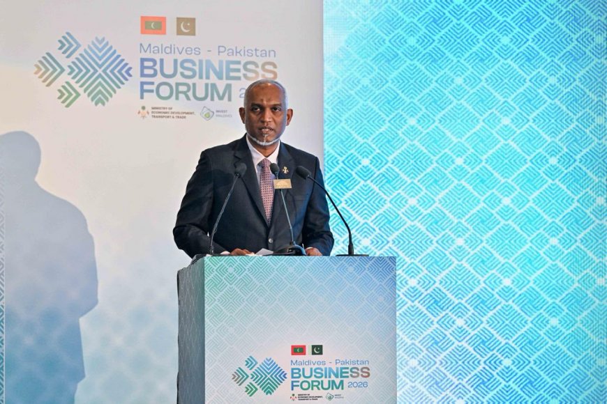 ރާއްޖޭގައި އިންވެސްޓްކުރުމަށް ޕާކިސްތާނުގެ ވިޔަފާރިވެރިންނަށް ރައީސް މުޢިއްޒު ދަޢުވަތު ދެއްވައިފި
