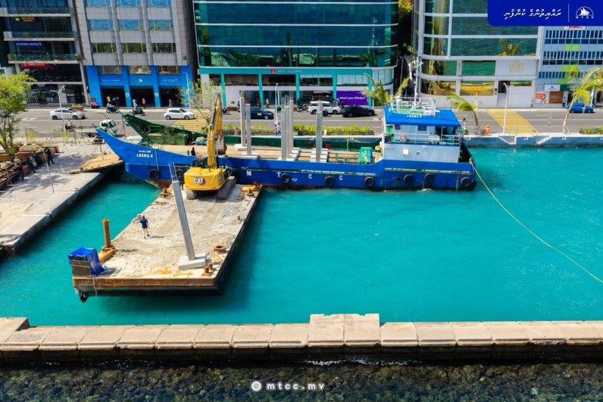 މާލޭ އުތުރު ފަރާތު ބަނދަރުގައި ފިންގަރ ޖެޓީ ހެދުމުގެ މަޝްރޫއުގެ އަމަލީ މަސައްކަތް ފަށައިފި