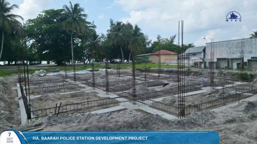 ހއ. ބާރަށު ޕޮލިސް ސްޓޭޝަން އިމާރާތް ކުރުމުގެ އަމަލީ މަސައްކަތް އެމްޓީސީސީން ފަށައިފި