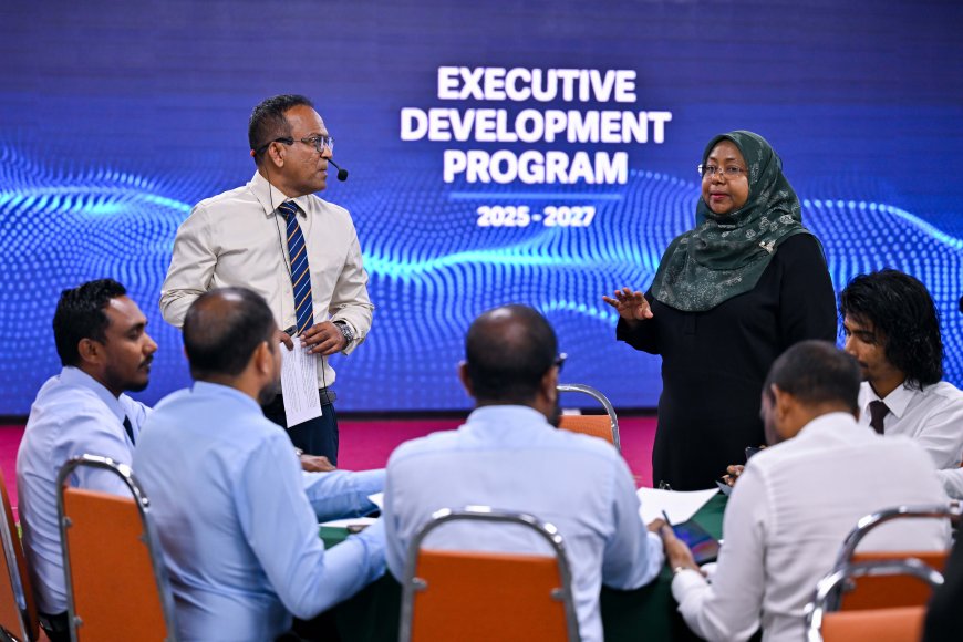 ރައީސުލްޖުމްހޫރިއްޔާގެ އޮފީހުން ކުރިއަށްގެންދާ އެގްޒެކެޓިވް ޑިވެލޮޕްމަންޓް ޕްރޮގްރާމް ބާއްވައިފި