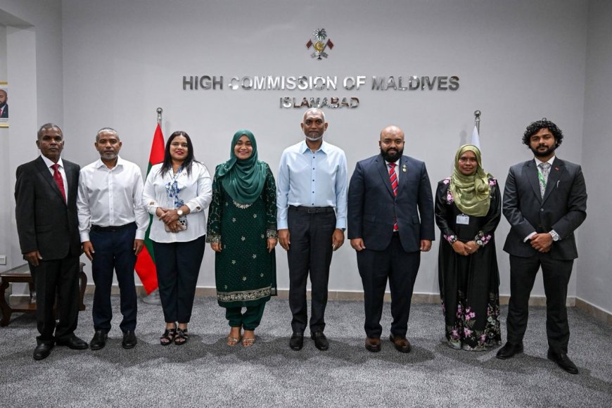 ރައީސުލްޖުމްހޫރިއްޔާގެ ދެކަނބަލުން އިސްލާމްއާބާދުގައި ހުންނަ ދިވެހިރާއްޖޭގެ ހައިކޮމިޝަނަށް ޒިޔާރަތްކުރައްވައިފި