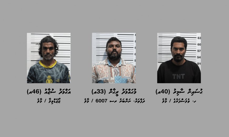 ސްކޭމްގެ މައްސަލައަކާ ގުޅިގެން ތިންމީހުން ހައްޔަރުކޮށްފި