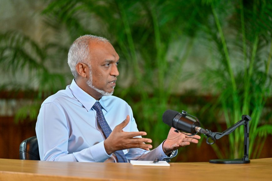 2027 ވަނަ އަހަރުގެ އެންމެ ބޮޑު އަމާޒަކީ މިހާރު ފެށިފައިވާ މަޝްރޫޢުތަކުގެ ތެރެއިން %70 މަޝްރޫޢު އެއްކޮށް ނިންމައި ހަވާލުކުރުން: ރައީސް